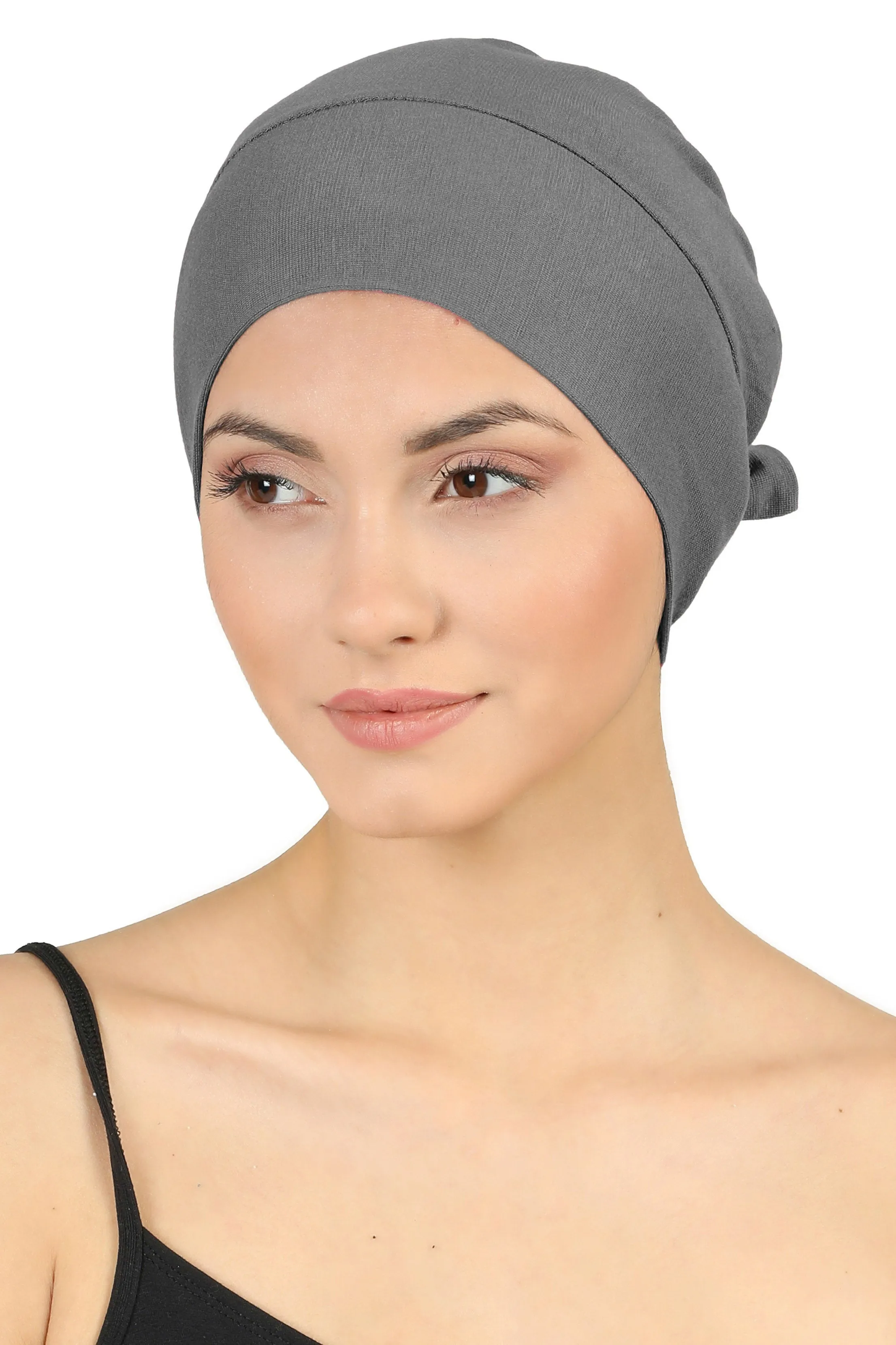Double Layer Tie Back Cotton Cap