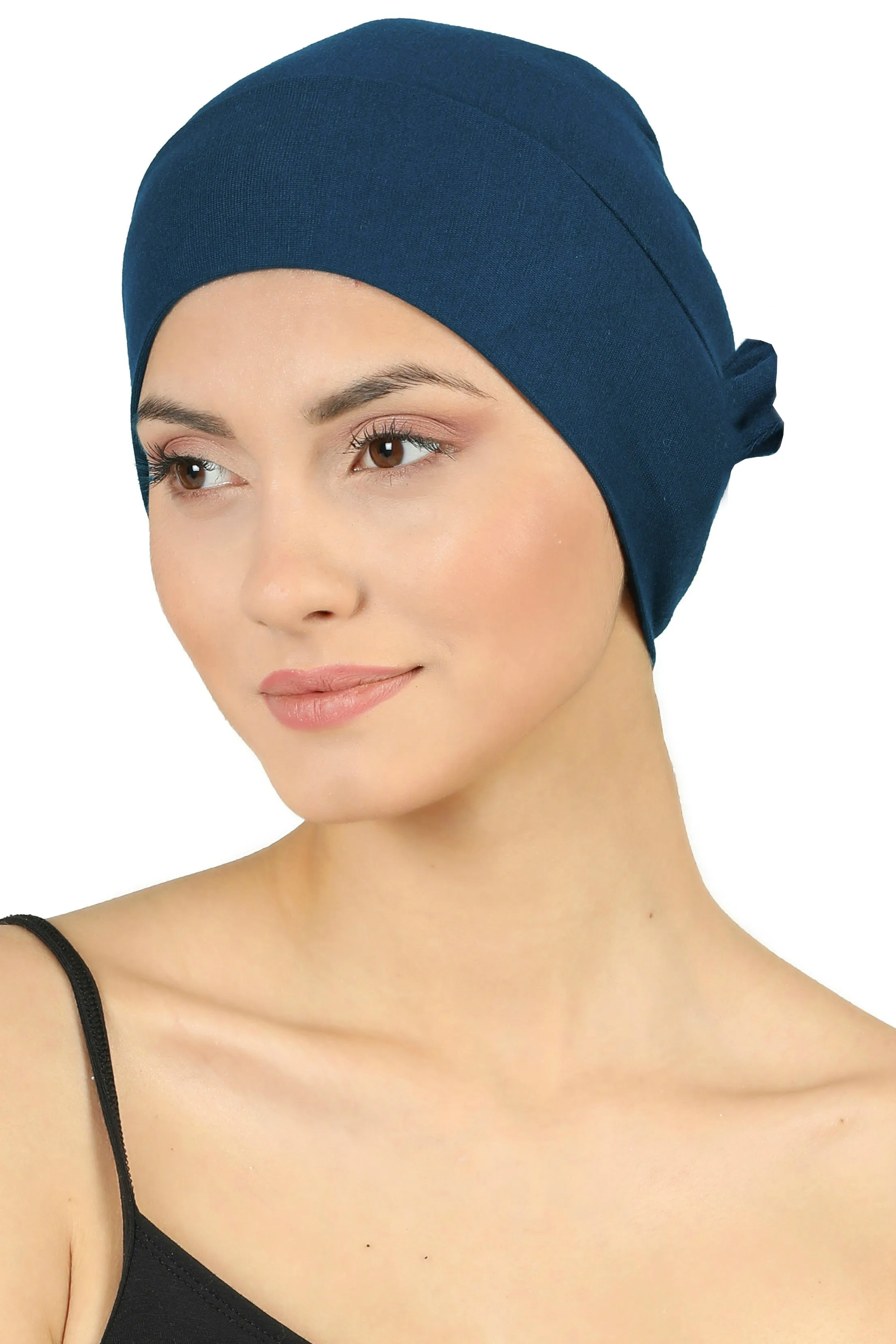 Double Layer Tie Back Cotton Cap