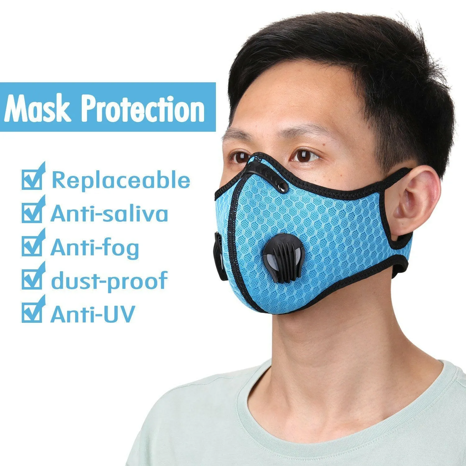 Dustproof Cycling Face Mask Windproof Ride Running Mask Bicycle Sports Fishing Mask Face Cover