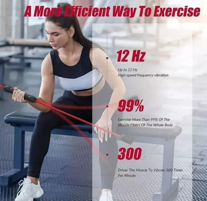 Elastic Fitness Stick, Detachable Total Body Exercise Bar, Training Muscle Detachable Design Fitness Equipment, Fat Burning Fitness Bar, Strength Training Bar
