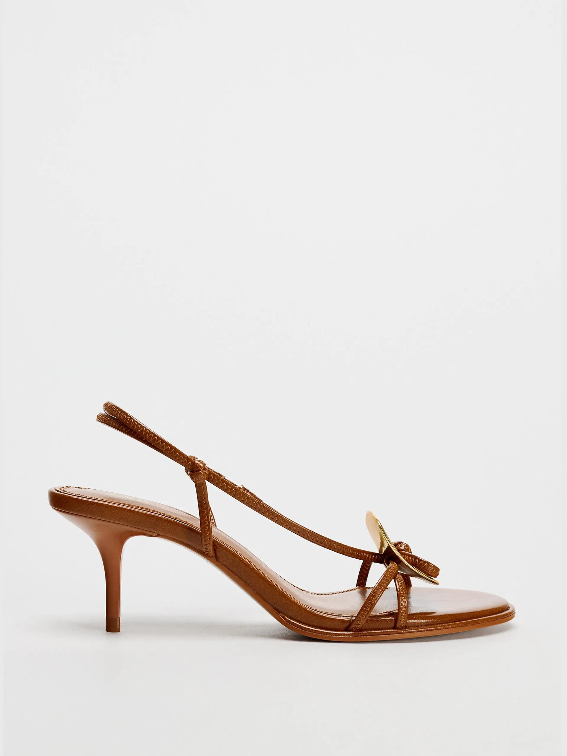 Embellished heeled sandals