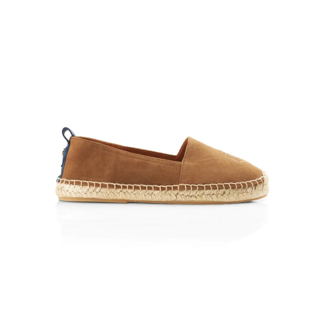 Fairfax & Favor Monaco Flat Suede Espadrille