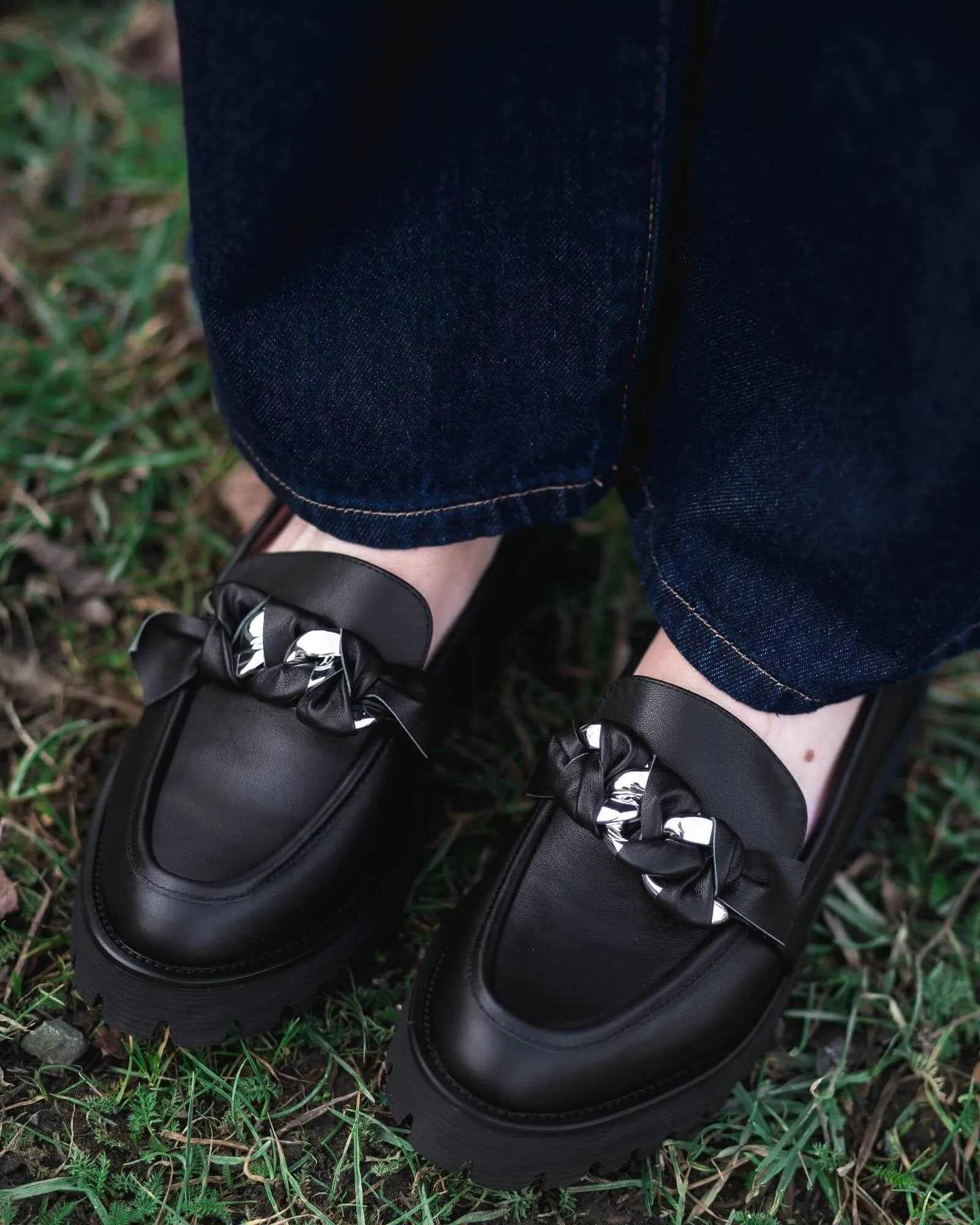 FELICITY LOAFERS BLACK LEATHER