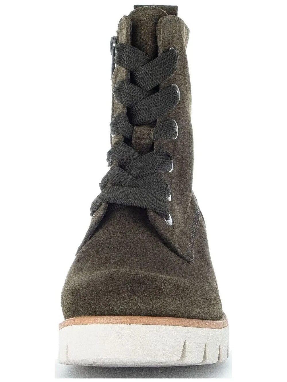 Gabor lace-up ankle boots, khaki