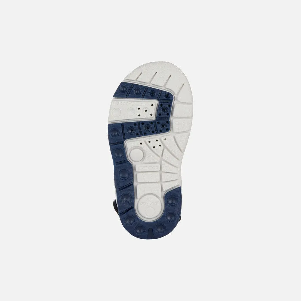 GEOX Toddler Multy Closed toe Sandals Military/Ochreyellow