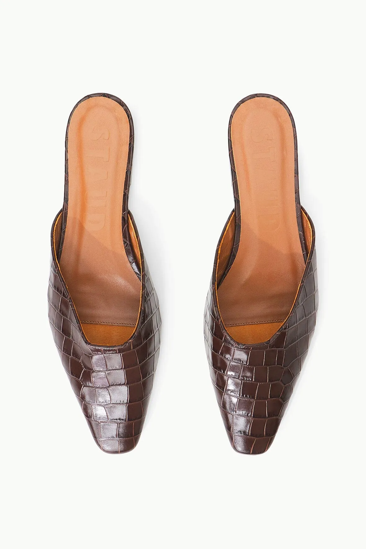 GIGI MULE | ESPRESSO CROC EMBOSSED