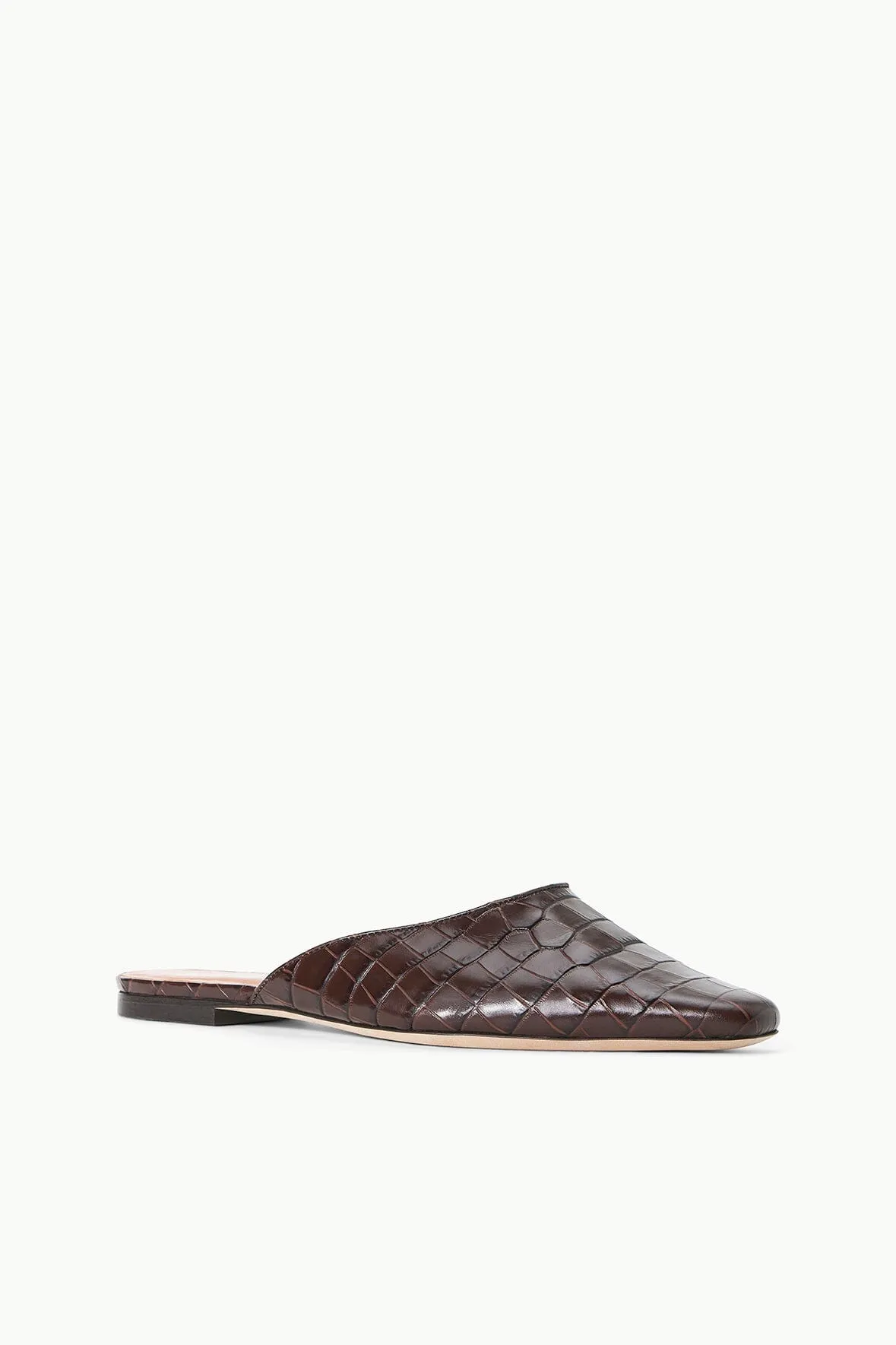 GIGI MULE | ESPRESSO CROC EMBOSSED