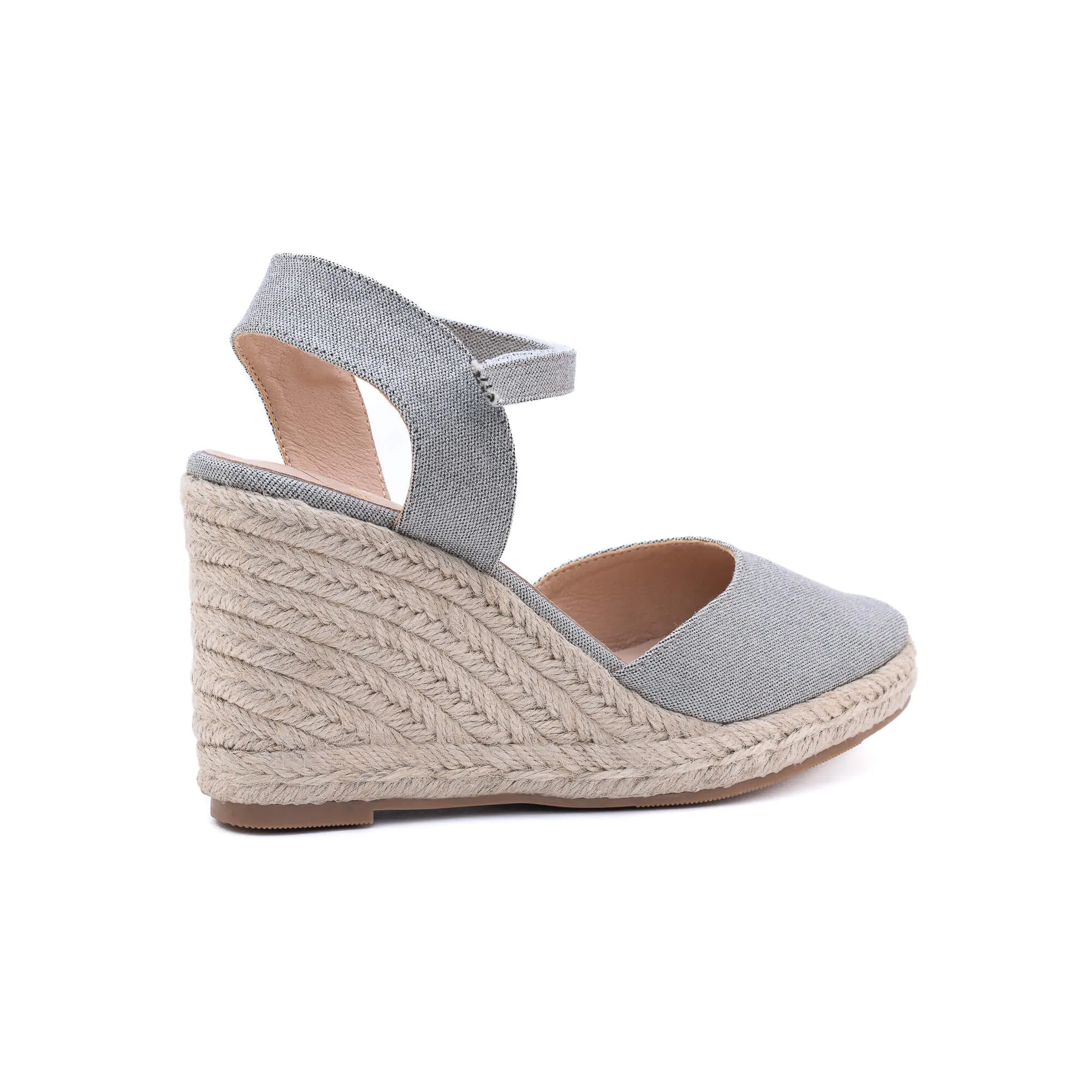 Glenda Grey Pearl Espadrilles