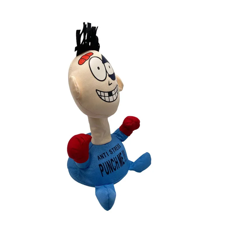 Interactive Stress Reliever Stuffed Toy-Blue