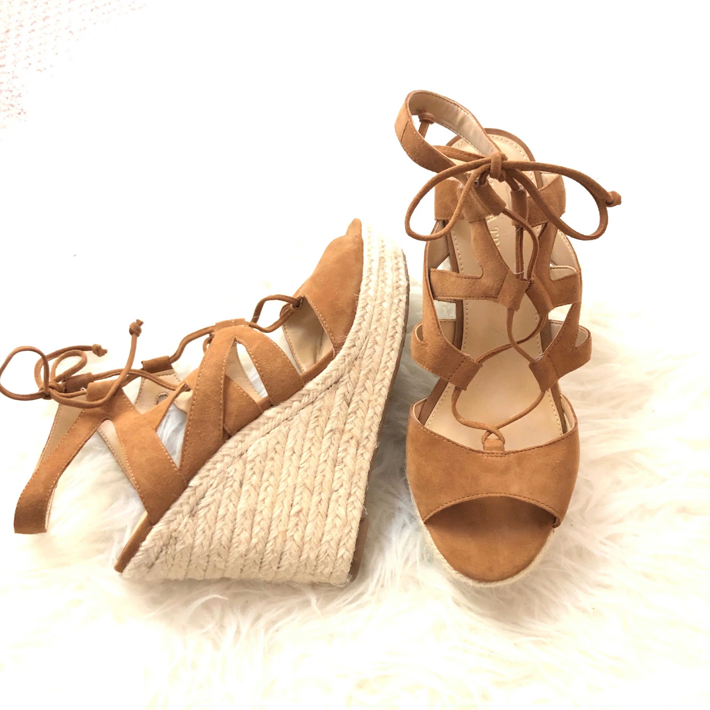 Ivanka Trump Suede Espadrilles- Size 8.5