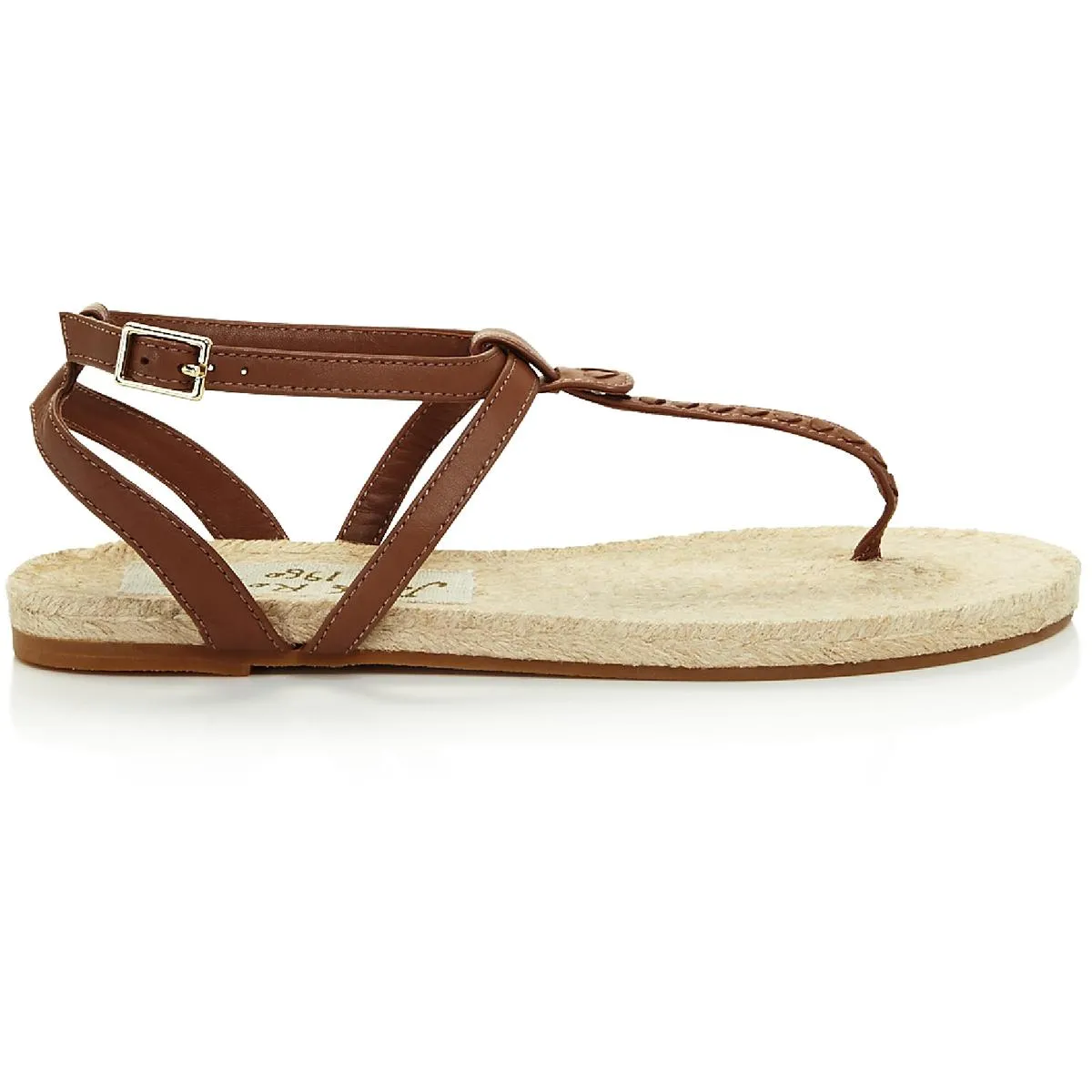 Jack Rogers Womens Evie Leather Ankle Strap Espadrilles