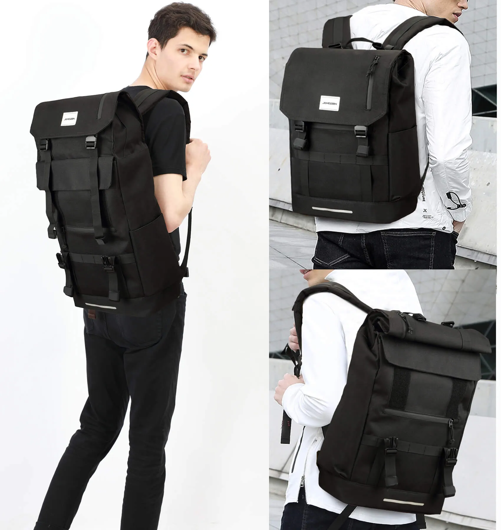 Jansben 3 in 1 Convertible Backpack 8L-23 L