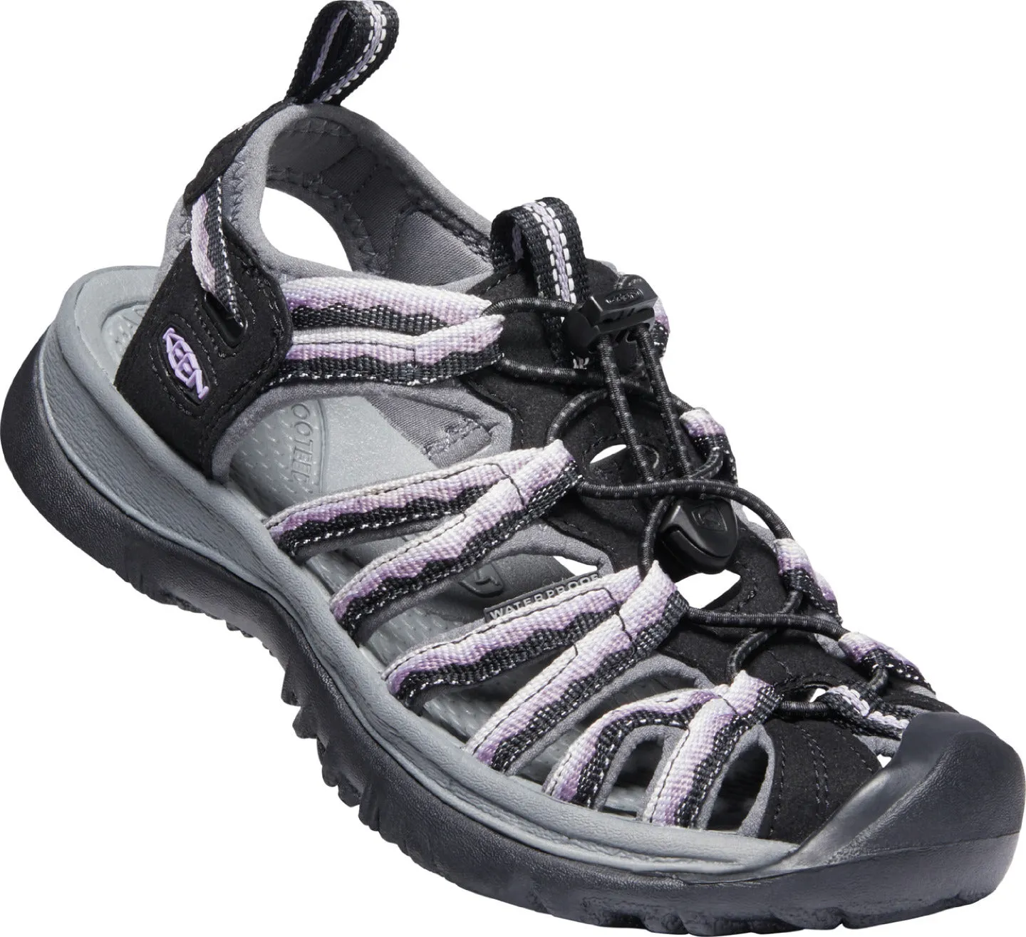 'Keen' Women's Whisper Sandal - Black / Thistle
