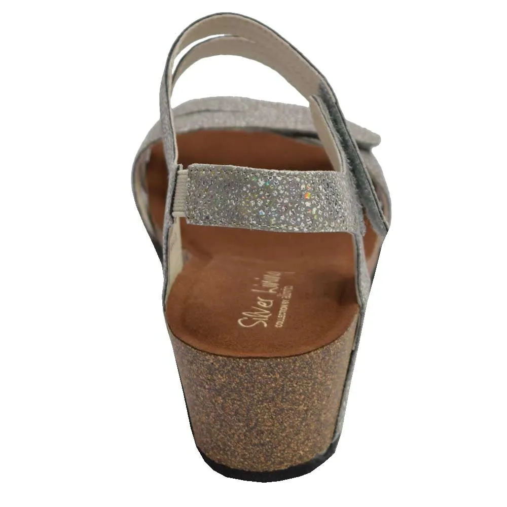 Kimberly/Kortney Silver Sparkle