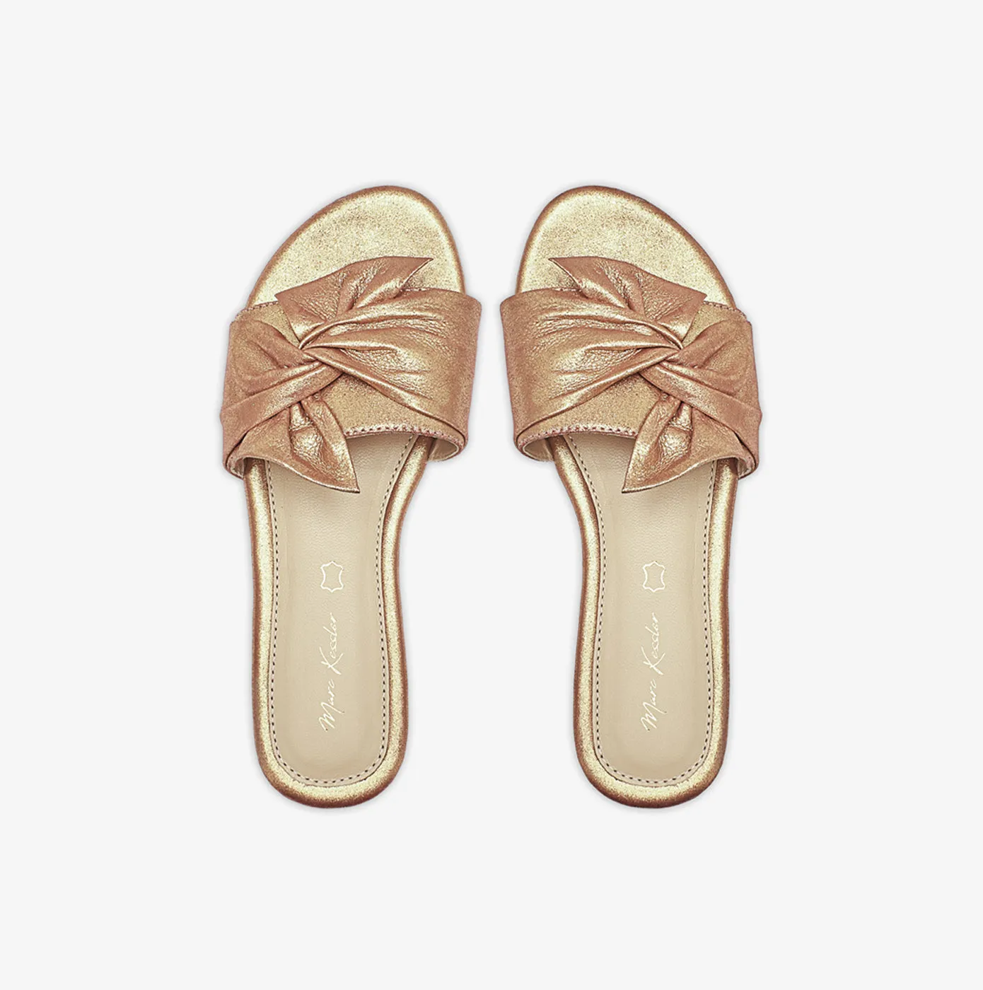 Ladies Bow Knot Leather Chappal