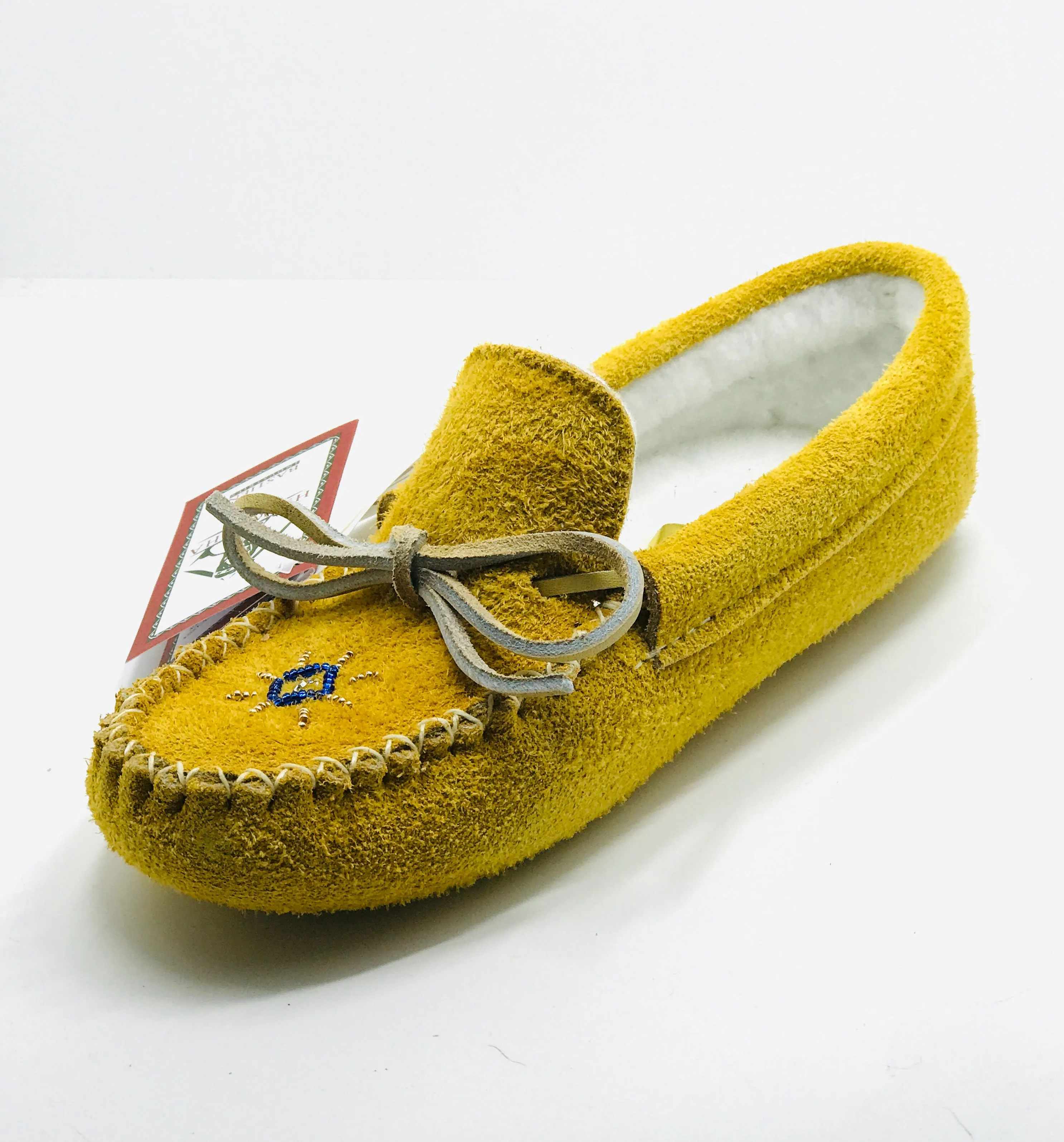 Ladies Moose Hide Suede Moccasins