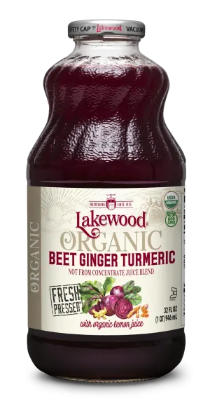 Lakewood Beet Ginger Turmeric Juice Organic 32oz