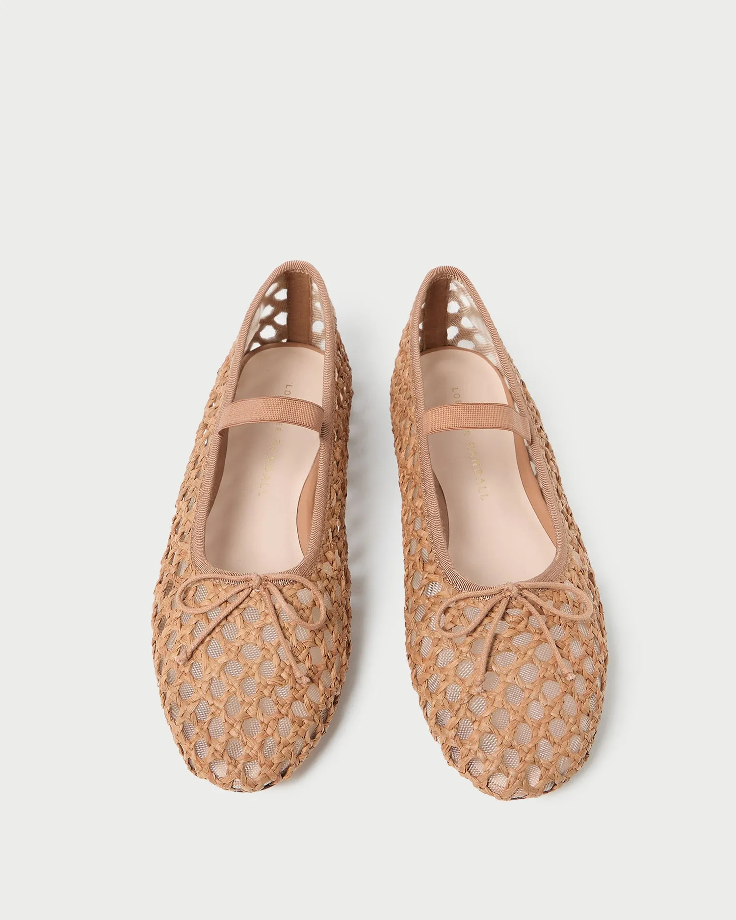 Leonie Brown Crochet Ballet Flat