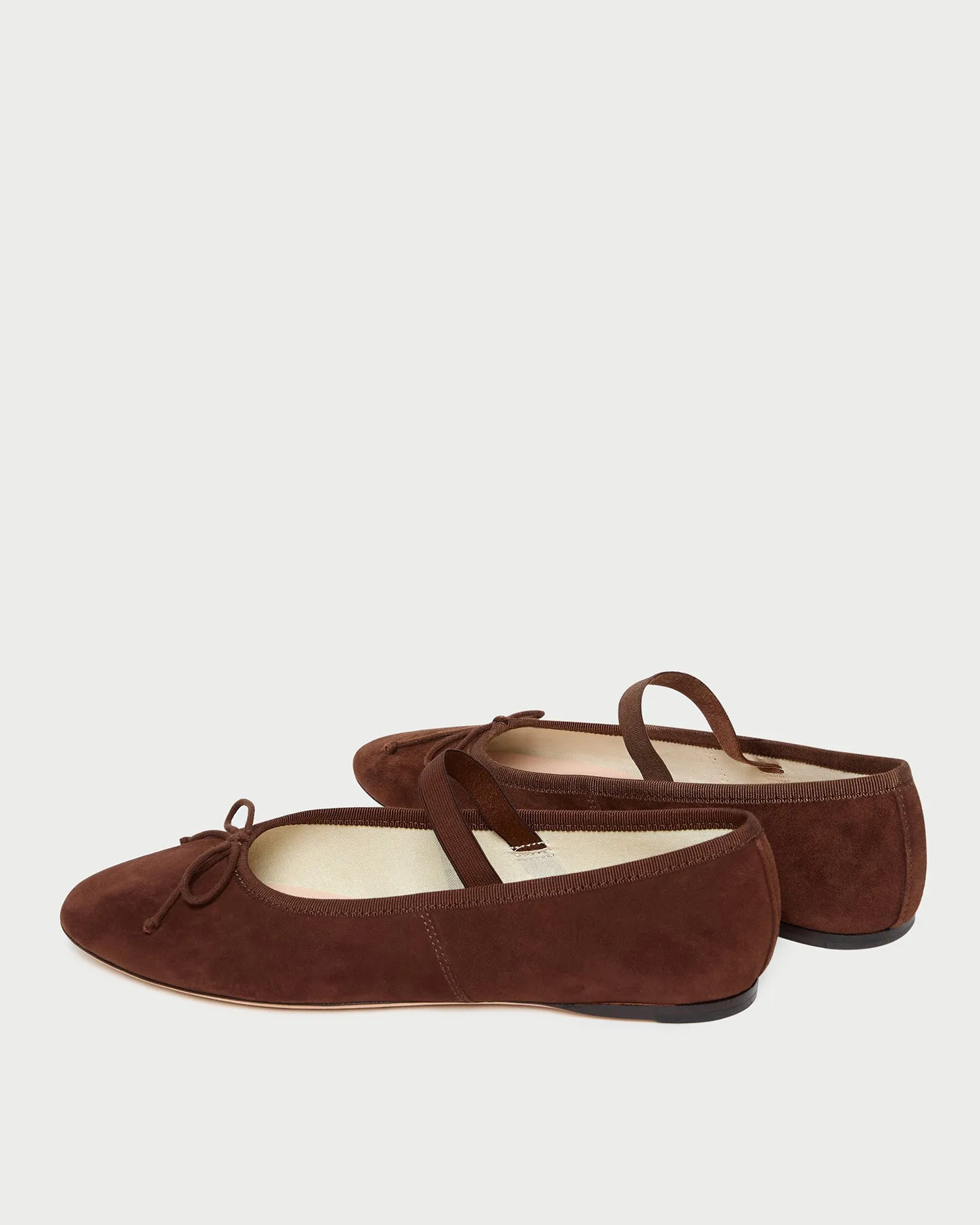 Leonie Espresso Suede Ballet Flat