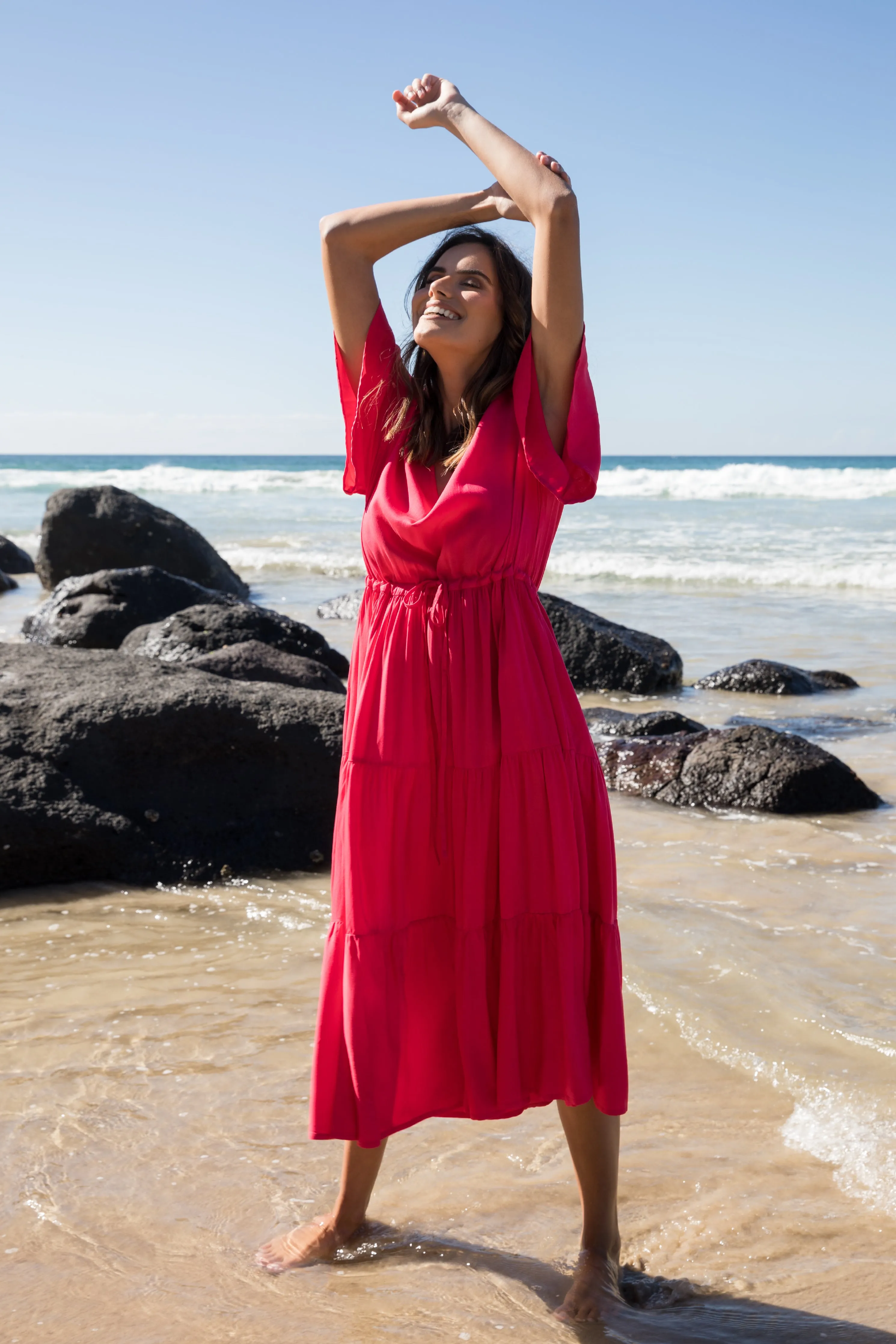 Lili Dress | Flame Red | FINAL SALE