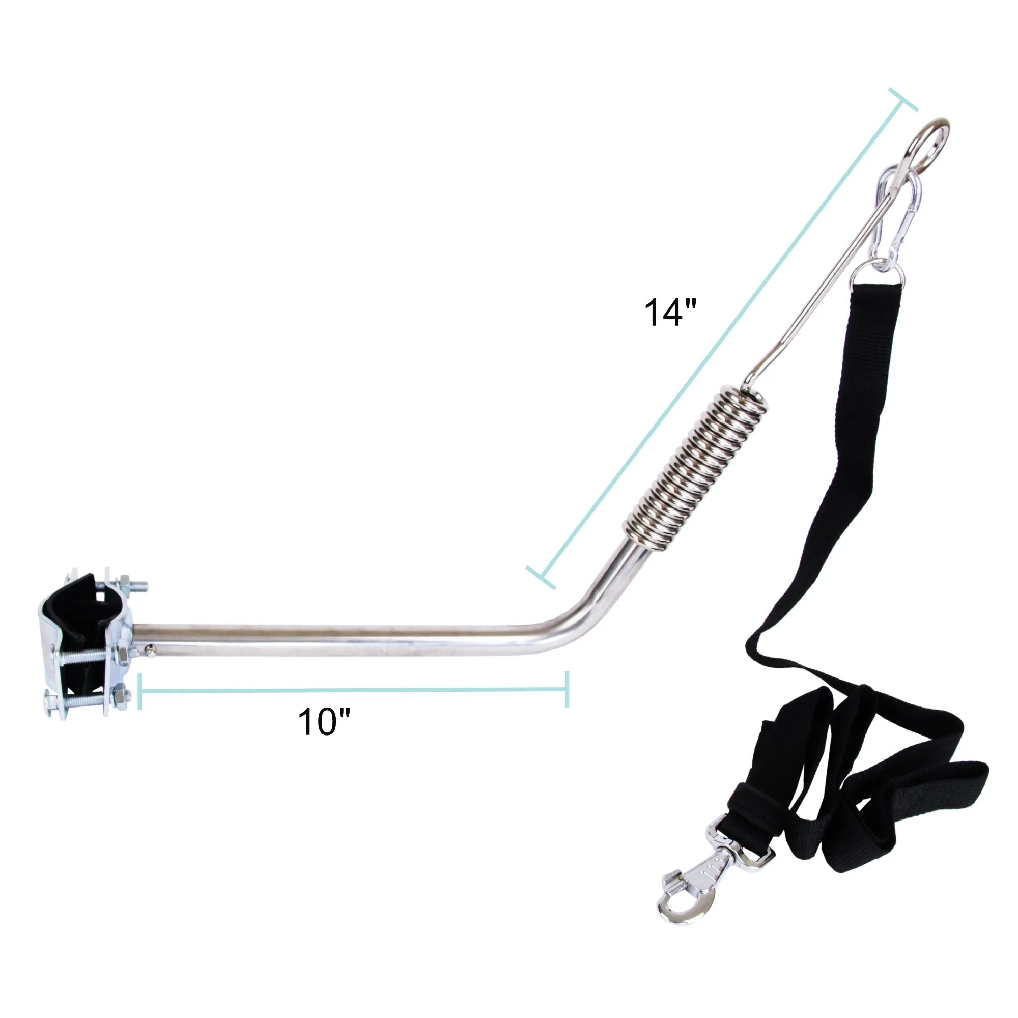 Lumintrail Dog Bike Leash Attachment for Hands Free Dog Walking and Exercise - Leash Included