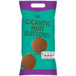 M&S Food Gigantic Mint Buttons 150g