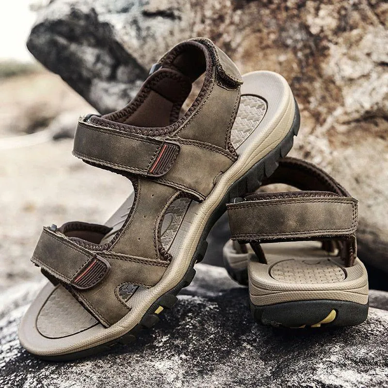 Men's Casual Shoes - Outdoor Leather Sandals (FC103)