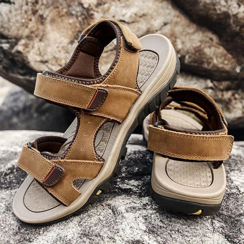 Men's Casual Shoes - Outdoor Leather Sandals (FC103)