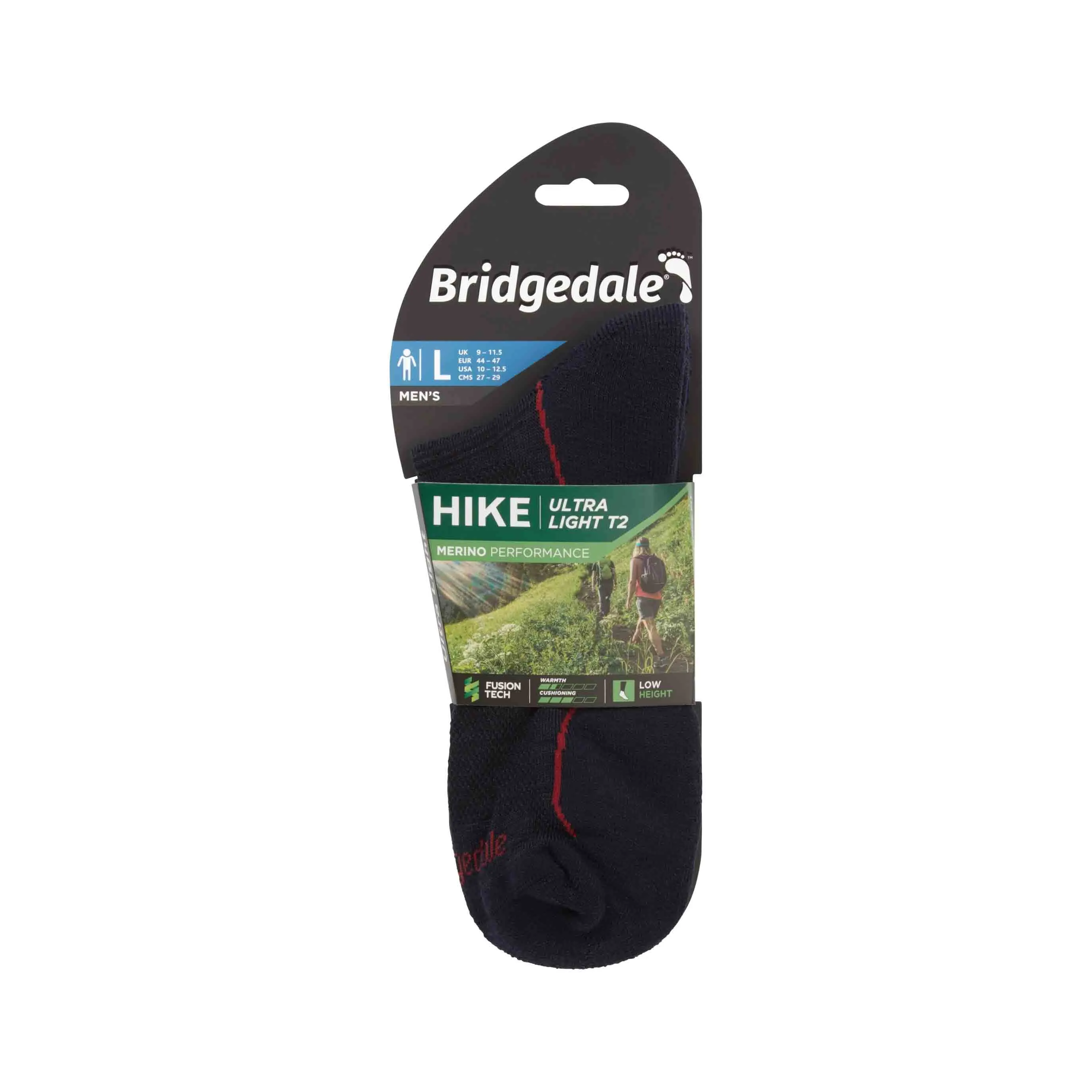 Mens Hike Ultra Light T2 Performance Low Cut Socks