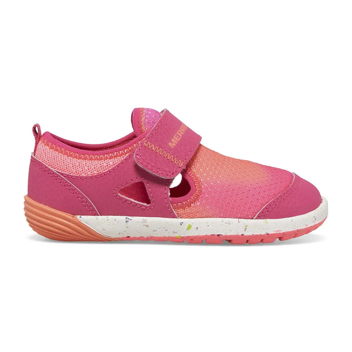 Merrell Little Kid's Bare Steps® H2O Pink/Orange