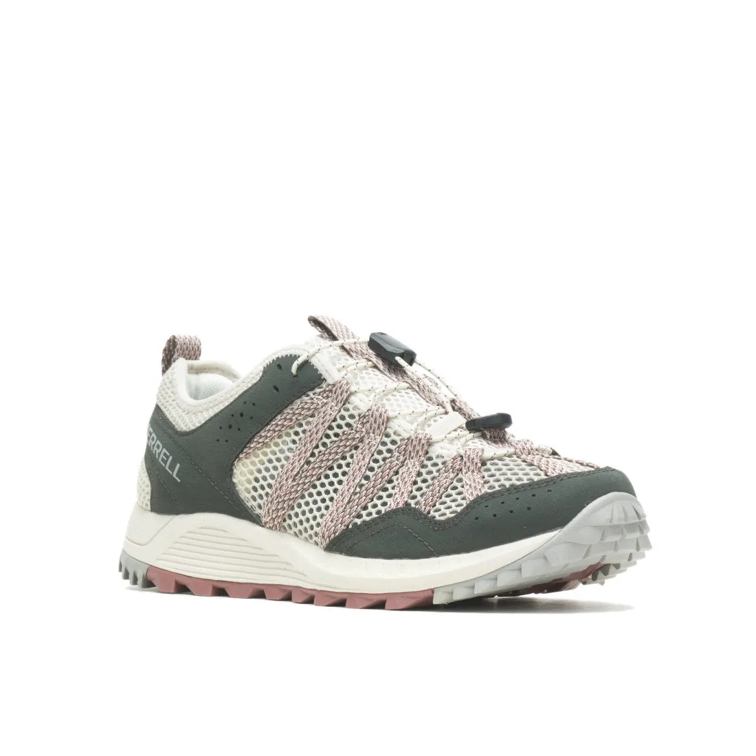 Merrell Wildwood Aerosport-Oyster/Burlwood Womens Hydro Hiking Shoes