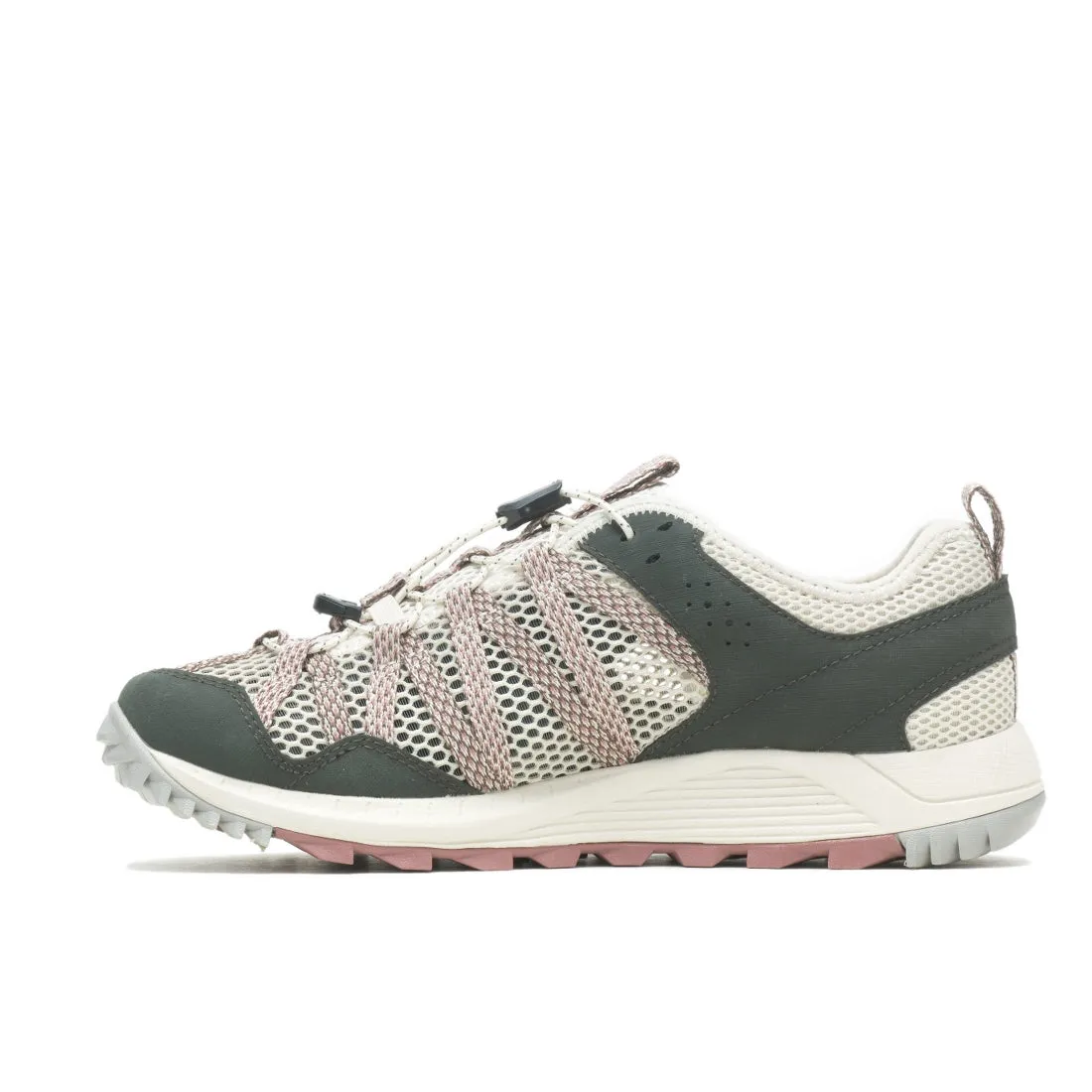 Merrell Wildwood Aerosport-Oyster/Burlwood Womens Hydro Hiking Shoes