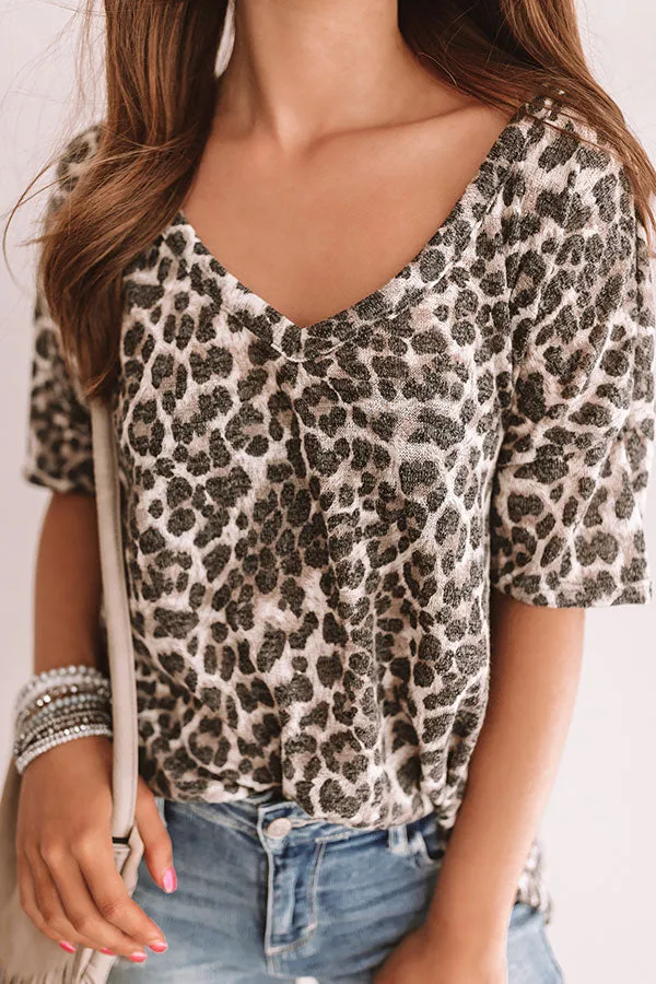 Mochas In Manhattan Leopard Tee