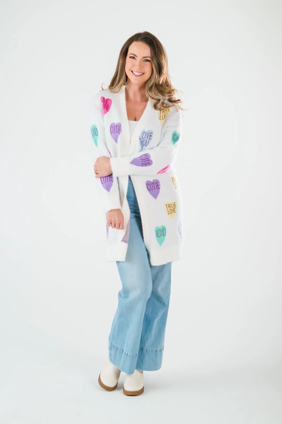 Mom & Me - Candy Hearts Cardigan