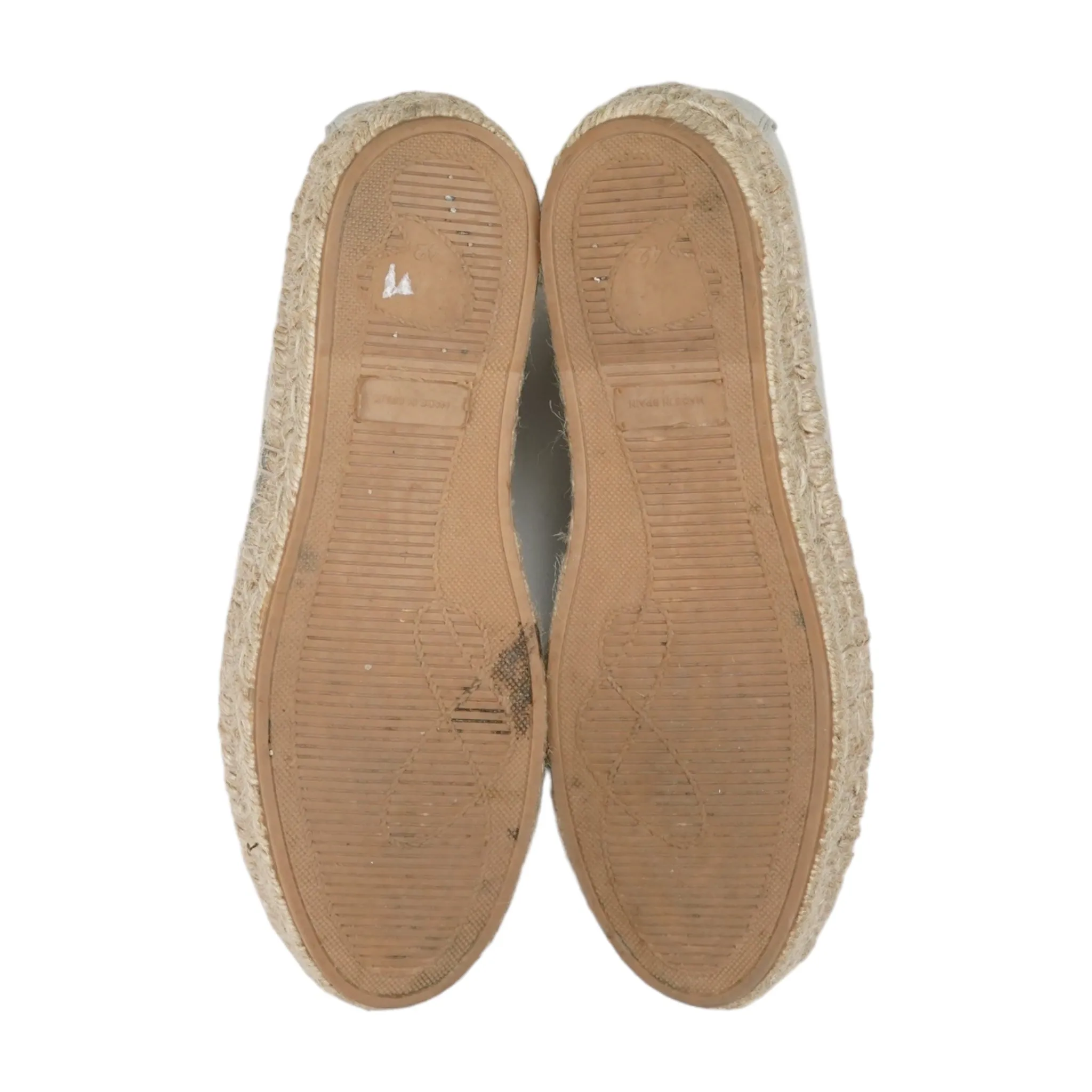 Morjas – Light Grey Suede Espadrille UK 8 / EU 42
