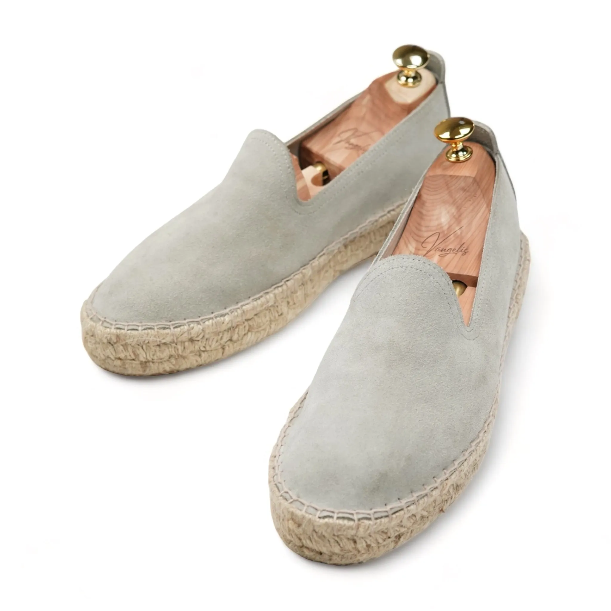 Morjas – Light Grey Suede Espadrille UK 8 / EU 42
