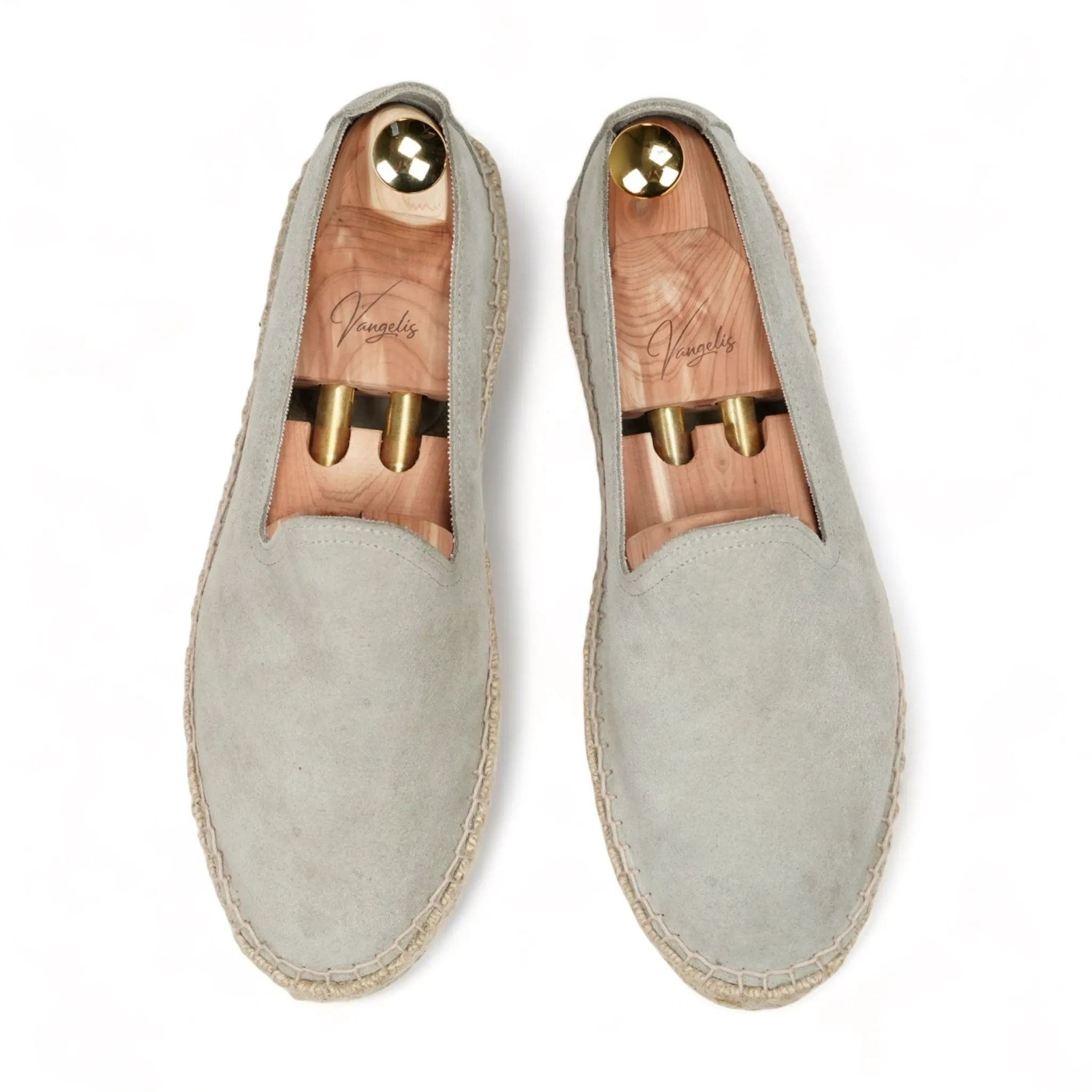 Morjas – Light Grey Suede Espadrille UK 8 / EU 42