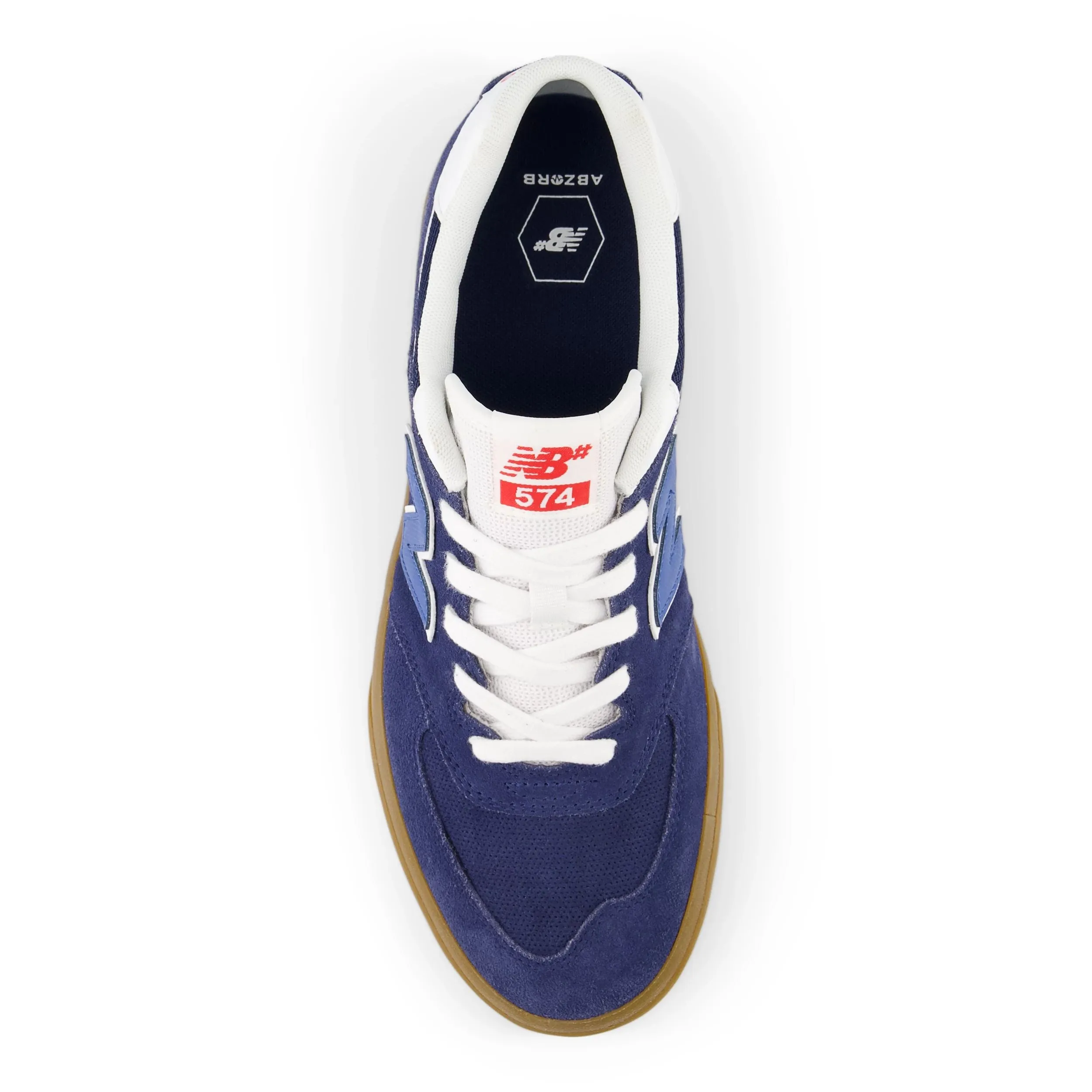 New Balance Numeric 574 Vulc Skateboard Shoe - Navy/Gum