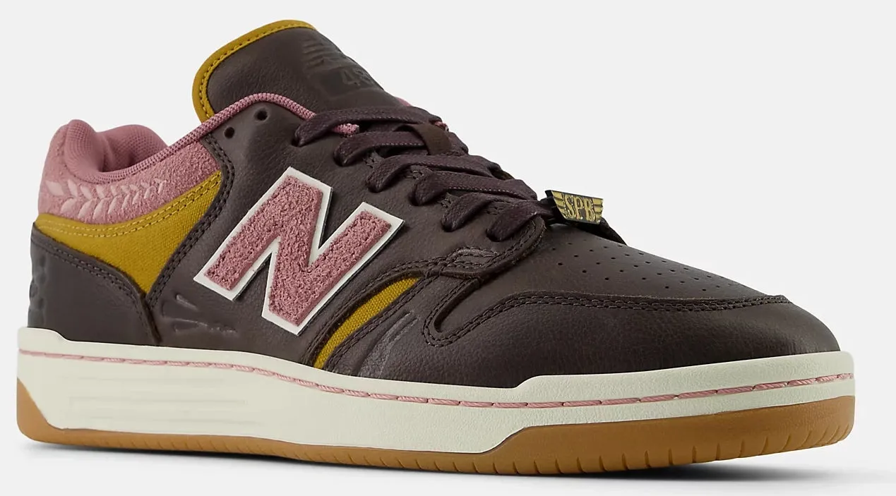 New Balance x 303 Boards - Numeric 480 Shoes | Brown Pink