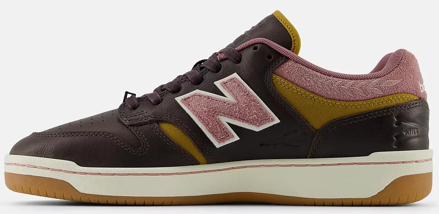New Balance x 303 Boards - Numeric 480 Shoes | Brown Pink