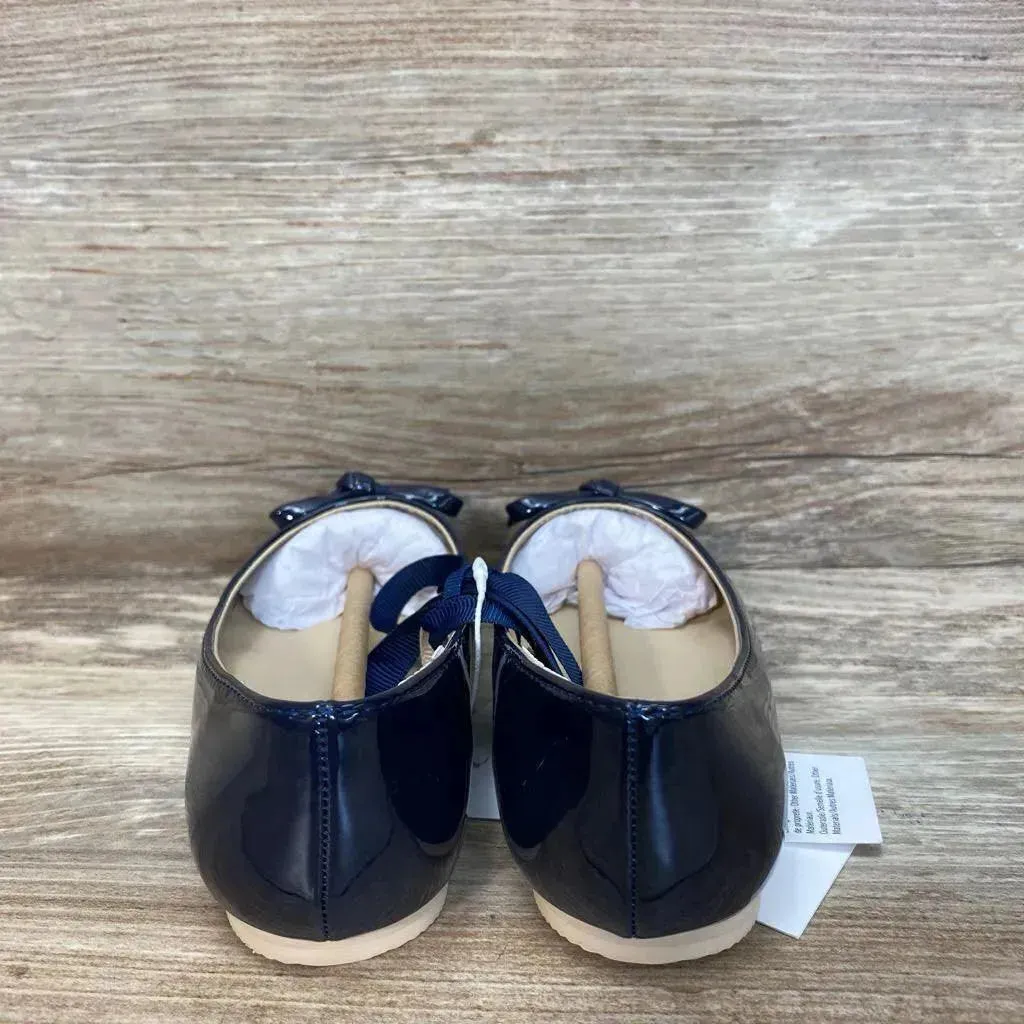 NEW Janie & Jack Patent Bow Ballet Flats sz 9c