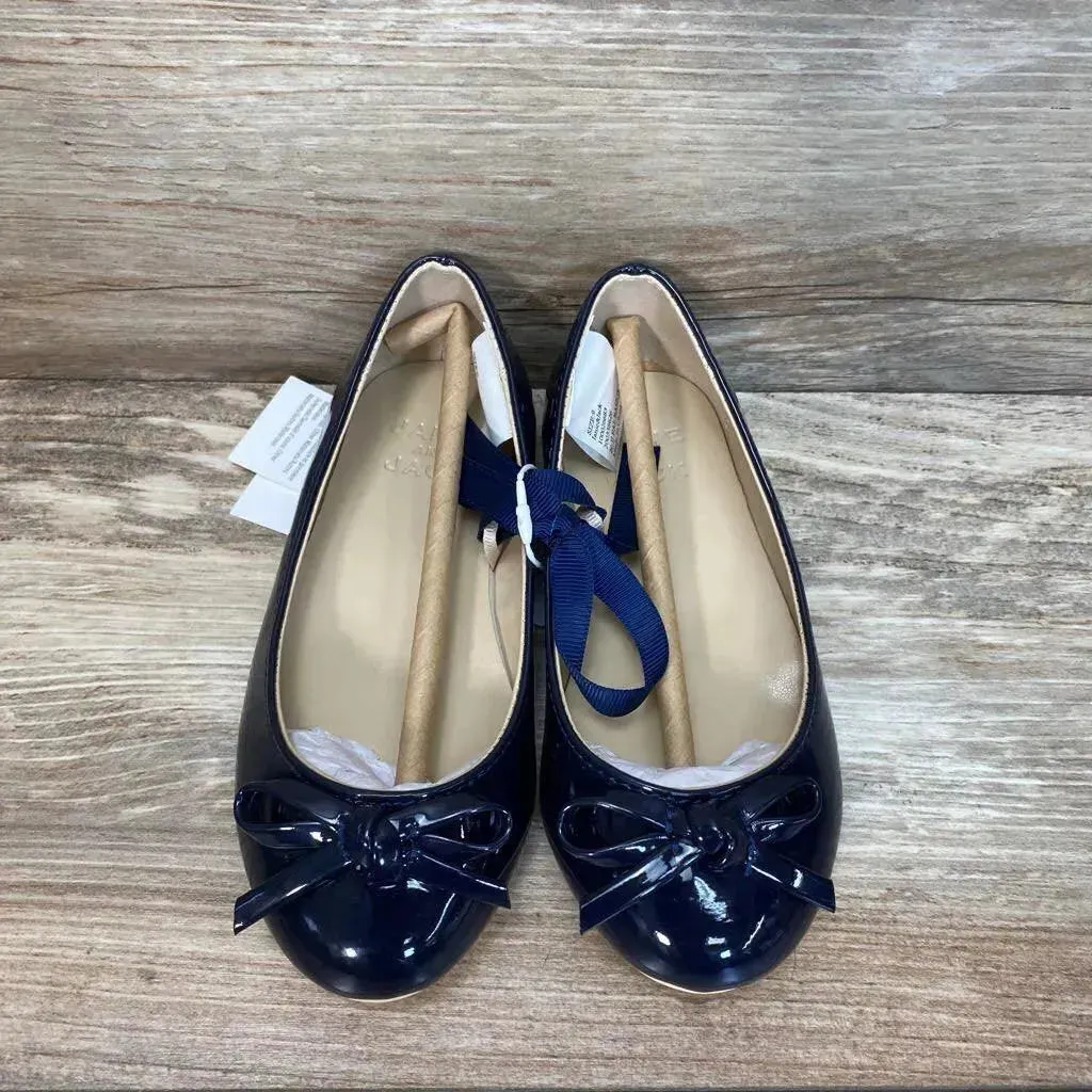 NEW Janie & Jack Patent Bow Ballet Flats sz 9c