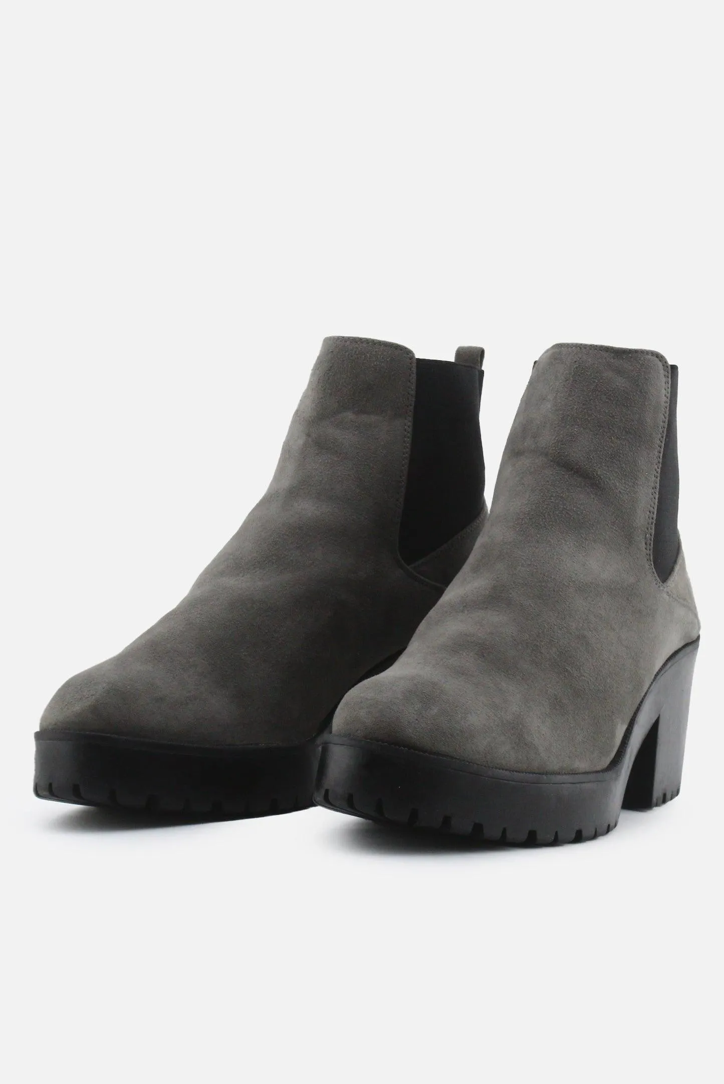 New Look Stretchable Block Ankle Boots | Suede