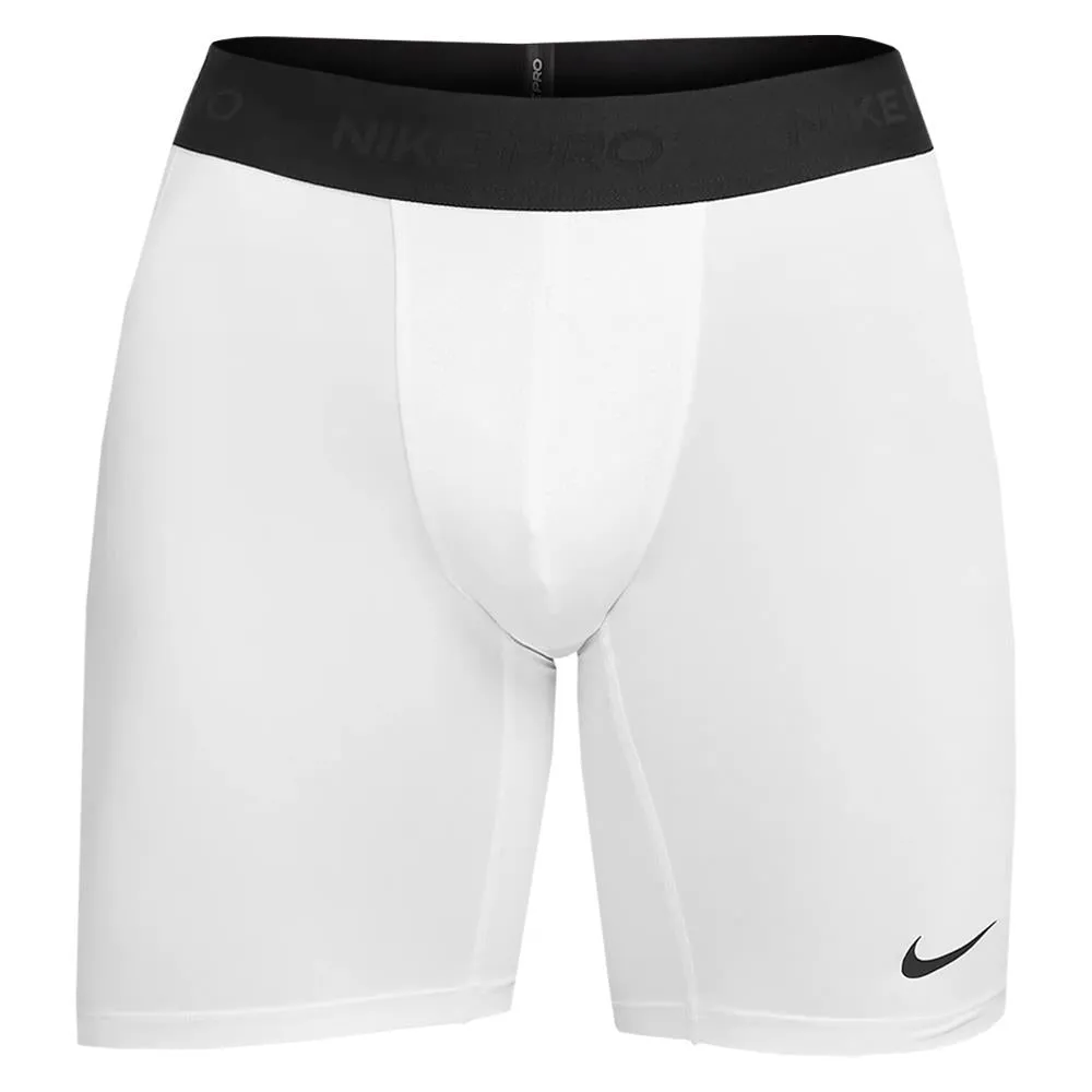 Nike Men's Pro Long Short - White