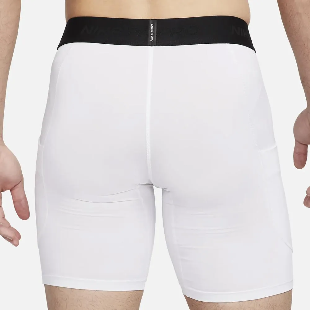 Nike Men's Pro Long Short - White