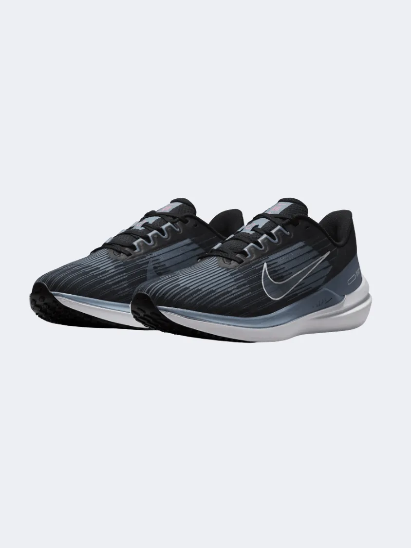 Nike Winflo 9 Men Running Shoes Black/Ashen Slate