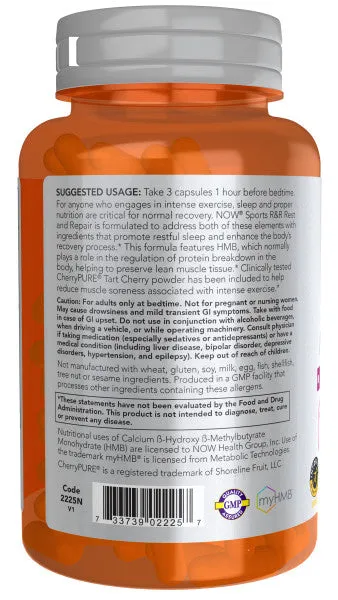 Now R&R Rest & Repair Veg Capsules 90ct *Discontinued*