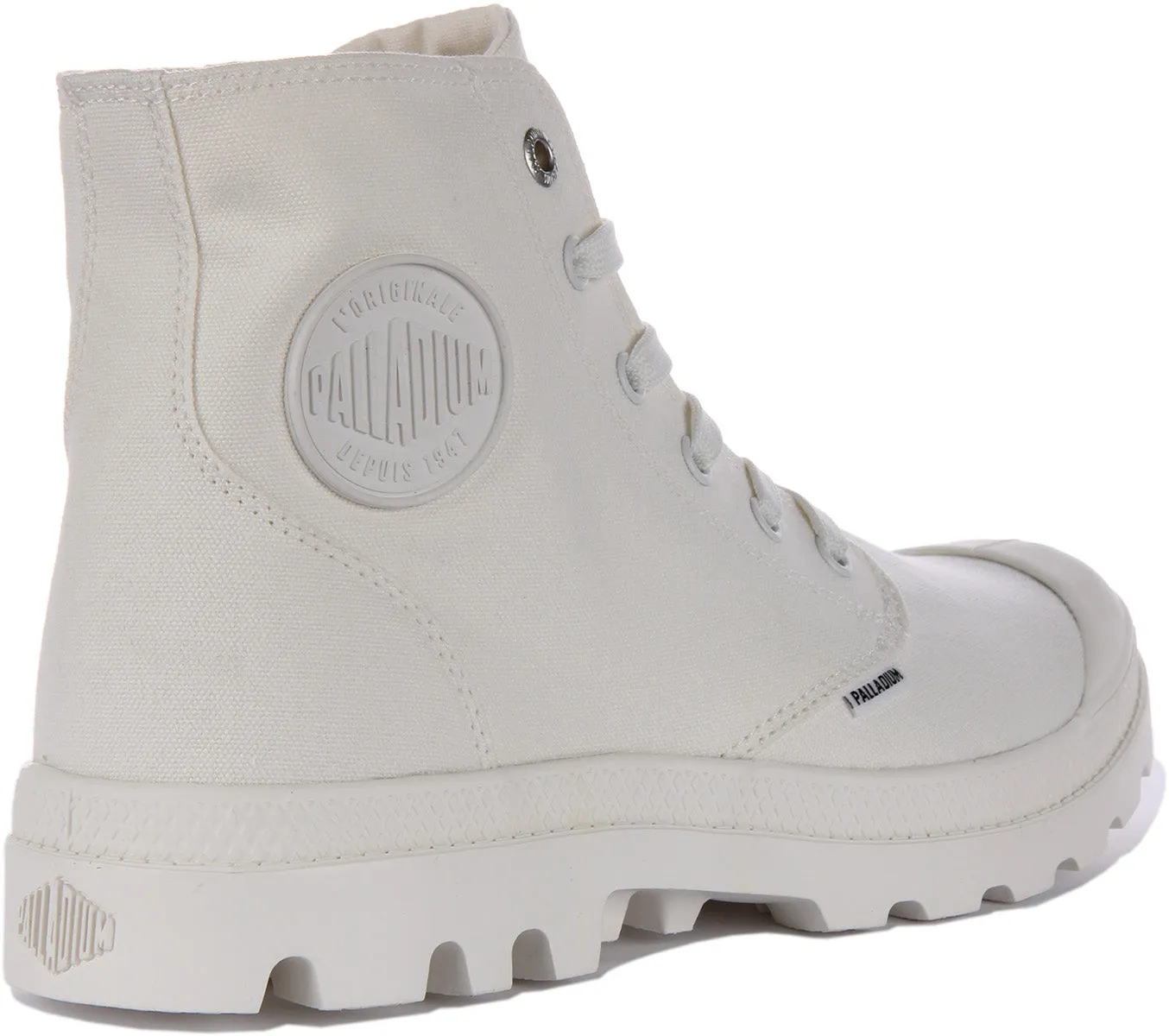 Palladium Mono Chrome In White Canvas