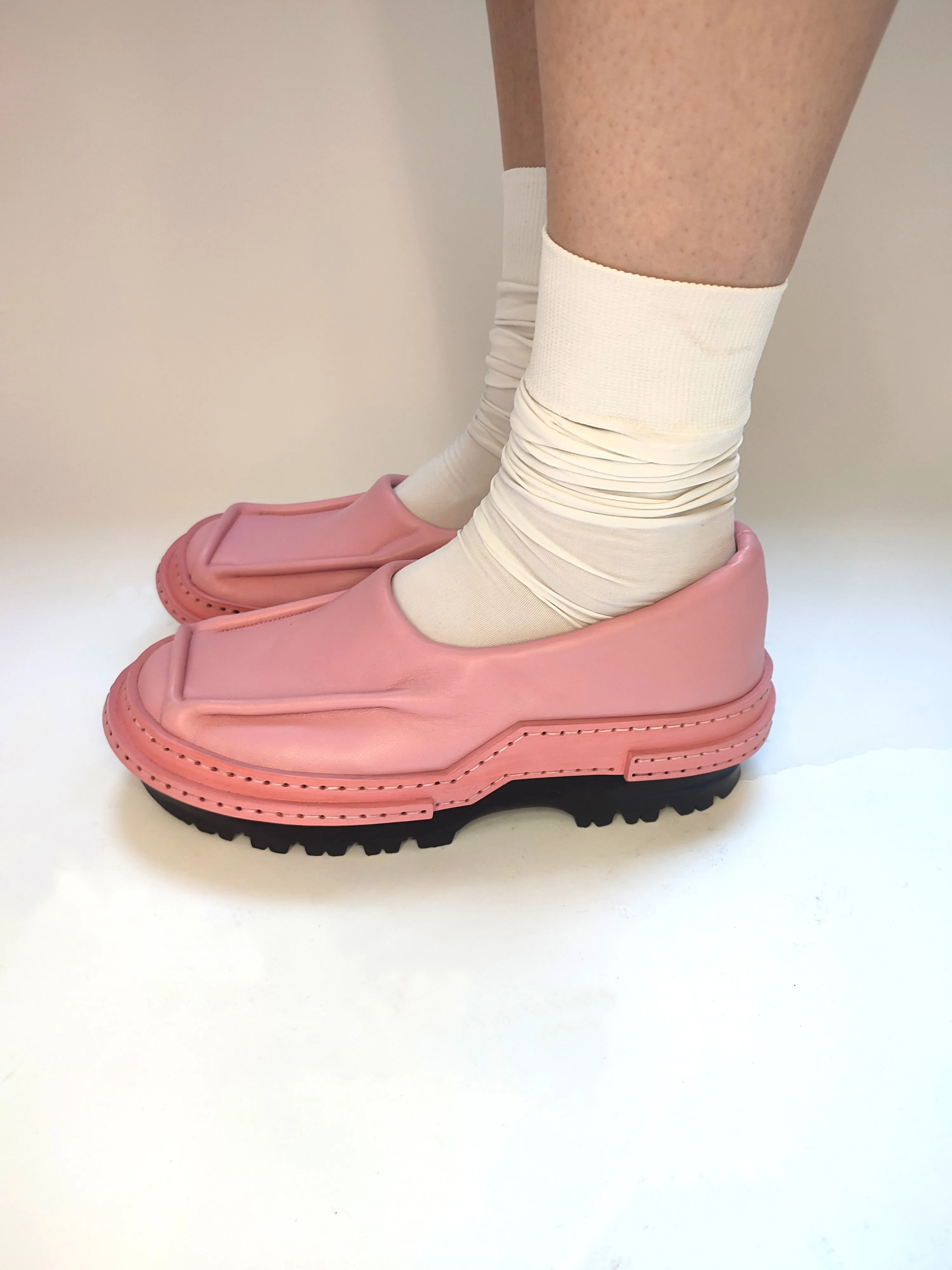 Pink Moccasins