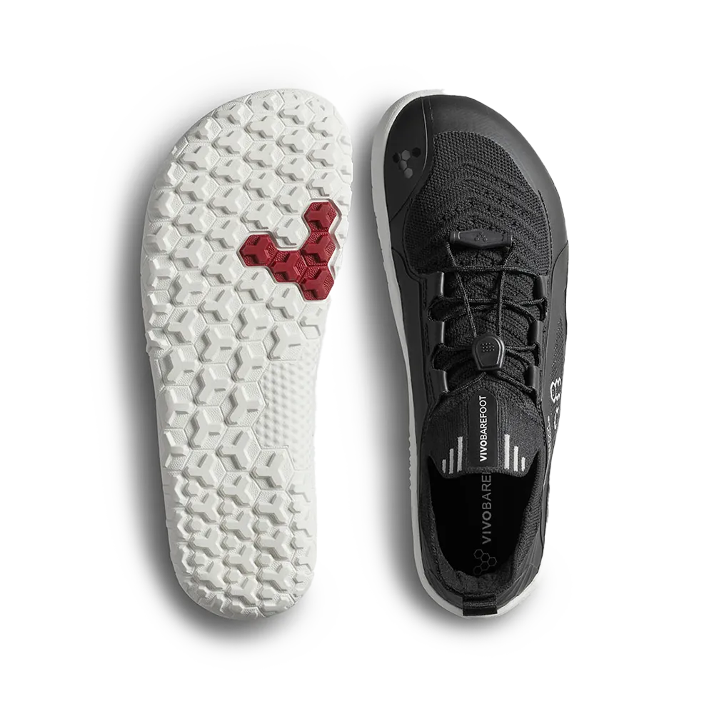 [PRE-ORDER] Vivobarefoot Primus Trail Knit FG Juniors Obsidian (ETA. LATE MARCH)